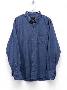 Men's Bonobos Blue Long Sleeve Button Down Shirt XL‎ Slim Fit Preppy Casual